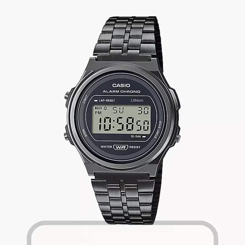 Casio Digital Dial Adjustable Men's Watch- A171WEGG-1A